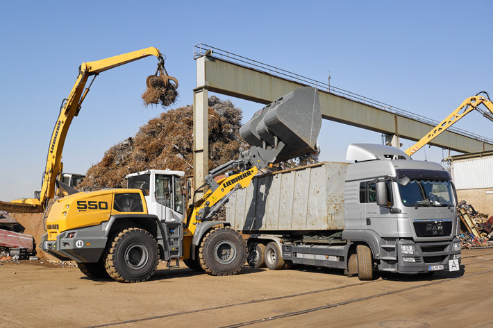 Model update: Liebherr introduces performance increase to L 550 and L 556 XPower® wheel loaders